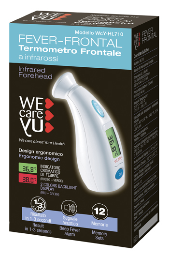 TERMOMETRO FRONTALE WECAREYU FEVER FRONTAL 1 PEZZO - Farmacia Dott. Pasquale Russo