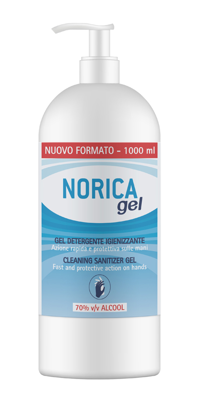 NORICA GEL DETERGENTE IGIENIZZANTE 70% ALCOOL 1000 ML - Farmacia Dott. Pasquale Russo