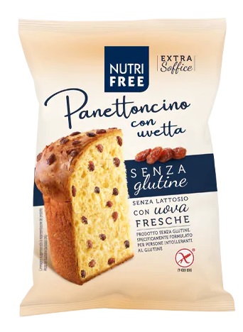 NUTRIFREE PANETTONCINO CON UVETTA 100 G - Farmacia Dott. Pasquale Russo