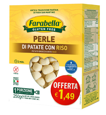 FARABELLA PERLE PATATE CON RISO 250 G PROMO - Farmacia Dott. Pasquale Russo