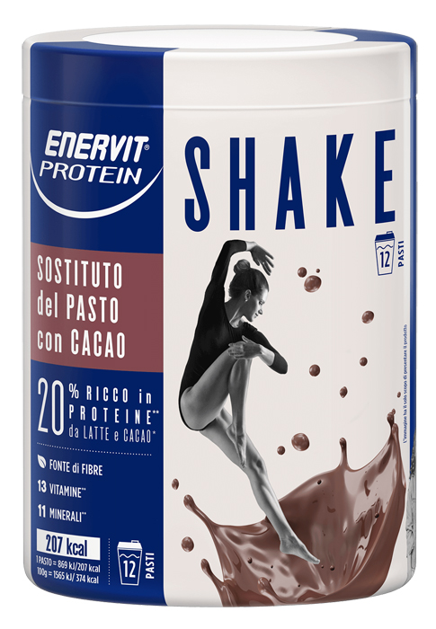 ENERVIT PROTEIN SHAKE CACAO 12 PASTI - Farmacia Dott. Pasquale Russo