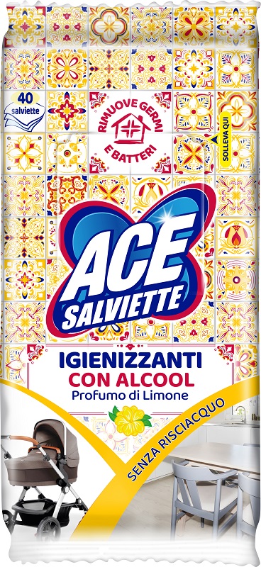 ACE SALVIETTE IGIENIZZANTI SGRASSANTI 40 PEZZI - Farmacia Dott. Pasquale Russo