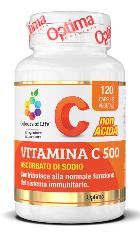COLOURS OF LIFE VITAMINA C 500 120 CAPSULE VEGETALI 900 MG - Farmacia Dott. Pasquale Russo