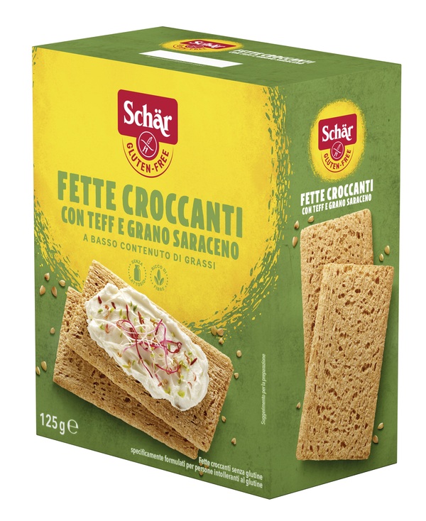SCHAR FETTE CROCCANTI CON TEFF E GRANO SARACENO SENZA LATTOSIO 125 G - Farmacia Dott. Pasquale Russo