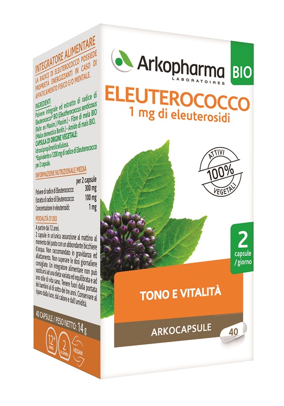 ARKOCAPS ELEUTEROCOCCO BIO 40 CAPSULE - Farmacia Dott. Pasquale Russo