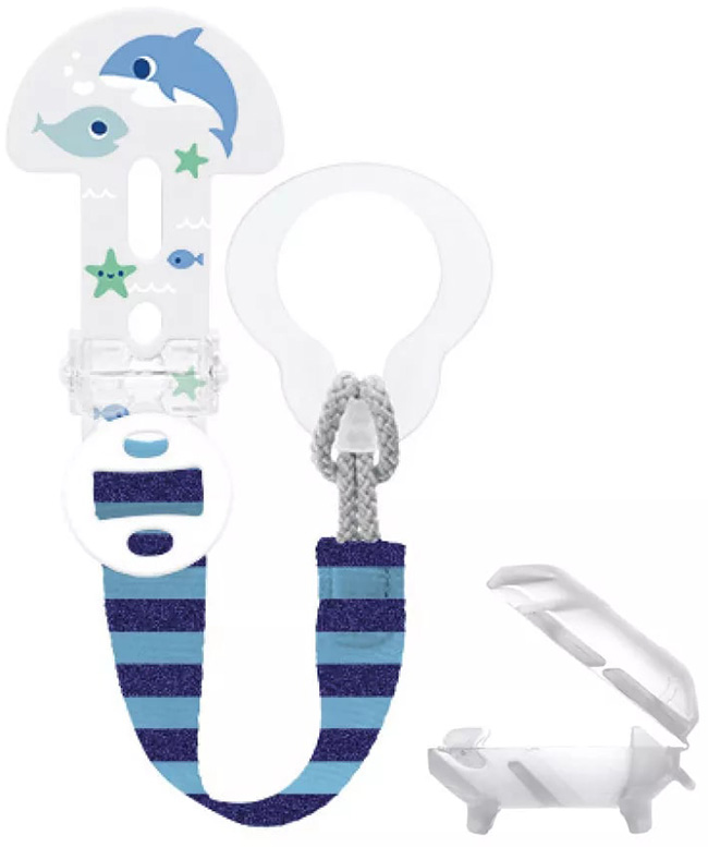 MAM CLIP IT & COVER PORTASUCCHIETTO 0+ MASCHIO - Farmacia Dott. Pasquale Russo