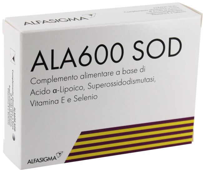 ALA 600 SOD 20 COMPRESSE - Farmacia Dott. Pasquale Russo
