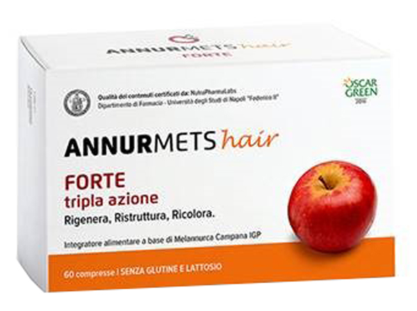 ANNURMETS HAIR FORTE TRIPLA AZIONE 60 COMPRESSE - Farmacia Dott. Pasquale Russo
