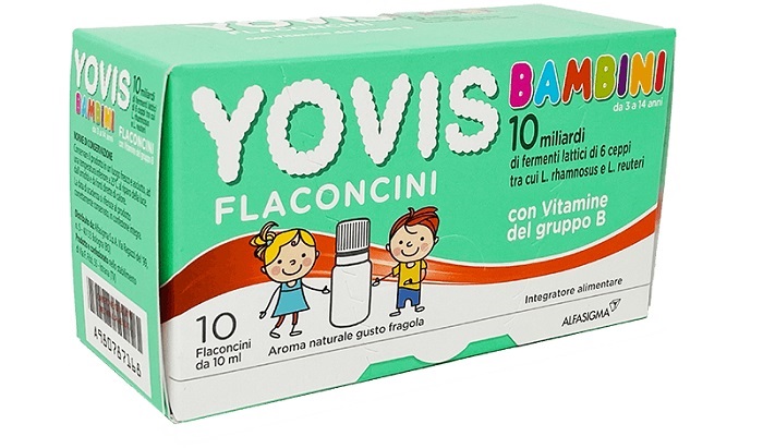 YOVIS BAMBINI FRAGOLA 10 FLACONCINI DA 10 ML - Farmacia Dott. Pasquale Russo