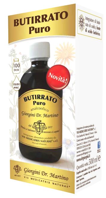 BUTIRRATO PURO LIQUIDO ANALCOLICO 500 ML - Farmacia Dott. Pasquale Russo