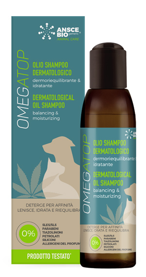 OMEGATOP OLIO SHAMPOO DERMATOLOGICO 200 ML - Farmacia Dott. Pasquale Russo