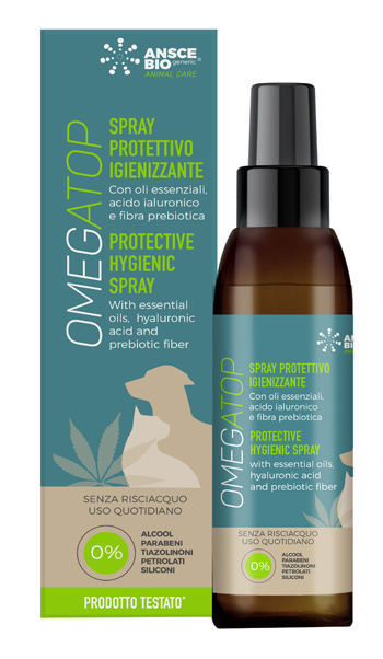 OMEGATOP SPRAY IGIENIZZANTE PROTETTIVO 150 ML - Farmacia Dott. Pasquale Russo