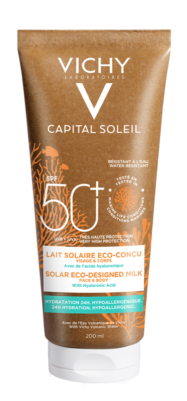 CAPITAL SOLEIL LATTE SOLARE ECO-SOSTENIBILE SPF50+ 200 ML - Farmacia Dott. Pasquale Russo