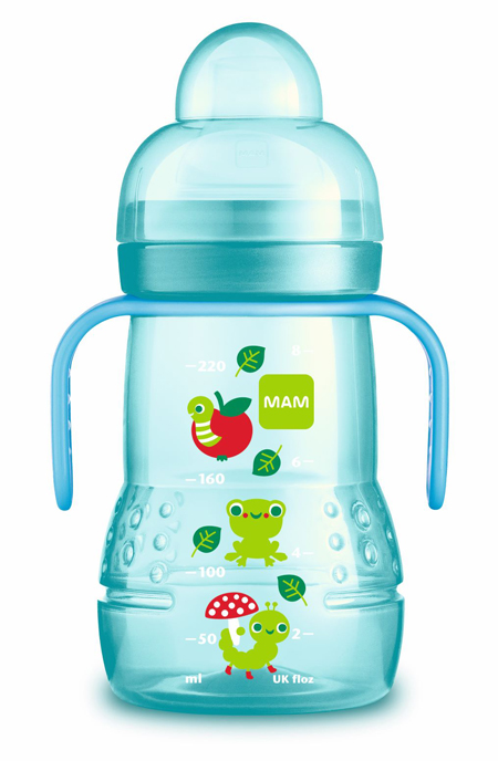 MAM TRAINER 220 ML 4+ BECCUCCIO SOFT SILICONE NEUTRO - Farmacia Dott. Pasquale Russo