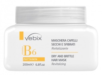 VEBIX PHYTAMIN B6 MASCHERA CAPELLI SECCHI SFIBRATI RIVITALIZZANTE 200 ML - Farmacia Dott. Pasquale Russo