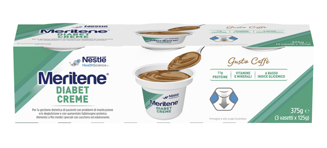 MERITENE DIABET CREME CAFFE' 3 X 125 G - Farmacia Dott. Pasquale Russo