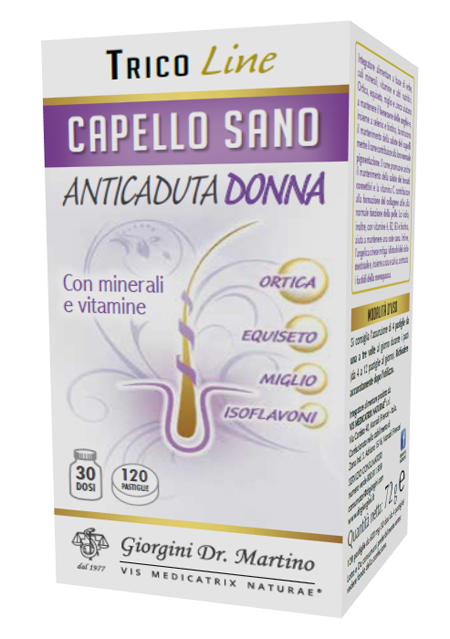 CAPELLO SANO ANTICADUTA DONNA 120 PASTIGLIE - Farmacia Dott. Pasquale Russo