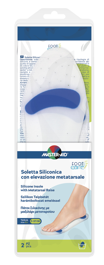 SOLETTA SILICONICA MASTER-AID FOOTCARE SMALL 37-38 METATARSO I4 - Farmacia Dott. Pasquale Russo