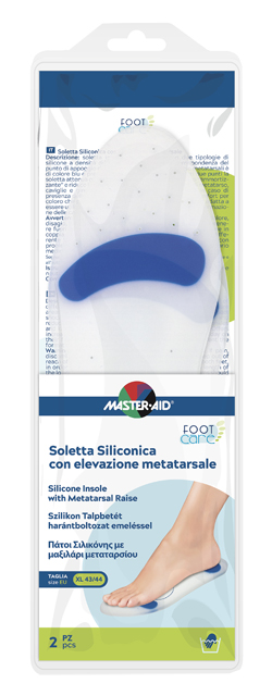 SOLETTA SILICONICA MASTER-AID FOOTCARE XL 43-44 METATARSO I7 - Farmacia Dott. Pasquale Russo