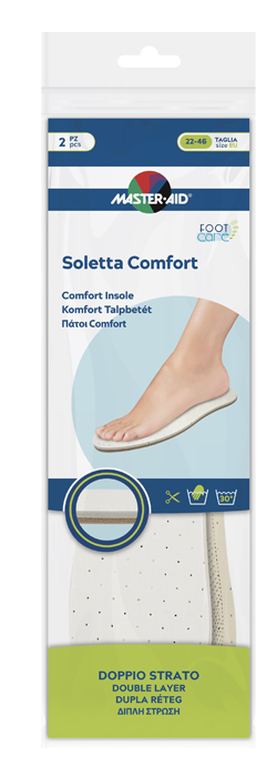 MASTER-AID FOOTCARE SOLETTA COMFORT RITAGLIABILE 2 PEZZI I1 - Farmacia Dott. Pasquale Russo