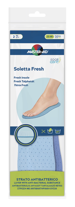 MASTER-AID FOOTCARE SOLETTA FRESH RITAGLIABILE 2 PEZZI I2 - Farmacia Dott. Pasquale Russo