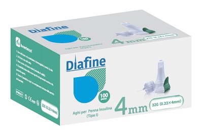 AGO PUNGIDITO PER INSULINA DIAFINE 32GX4MM 100 PEZZI - Farmacia Dott. Pasquale Russo