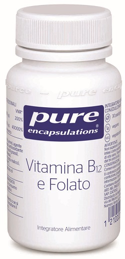 PURE ENCAPSULATIONS VITAMINA B12 E FOLATO 30 PASTIGLIE - Farmacia Dott. Pasquale Russo