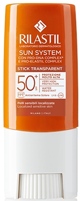RILASTIL SUN SYSTEM PHOTO PROTECTION TERAPY SPF 50+ STICK TRASPARENTE 8,5 ML - Farmacia Dott. Pasquale Russo