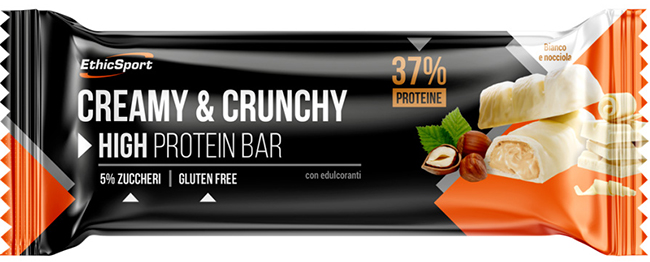 CREAMY&CRUNCHY BARRETTA PROTEICA BIANCO/NOCCIOLA 30 G - Farmacia Dott. Pasquale Russo