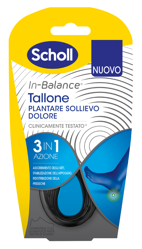 SCHOLL PLANTARE TALLONE L 2 PEZZI - Farmacia Dott. Pasquale Russo