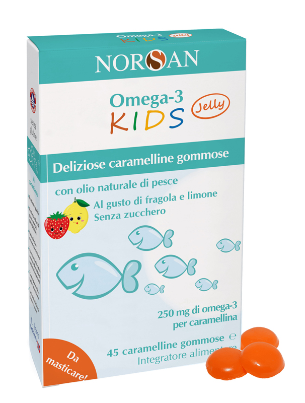 NORSAN OMEGA 3 KIDS 45 CARAMELLINE GOMMOSE - Farmacia Dott. Pasquale Russo