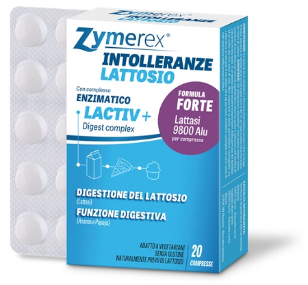 ZYMEREX INTOLLERANZE LATTOSIO 20 COMPRESSE RIVESTITE - Farmacia Dott. Pasquale Russo