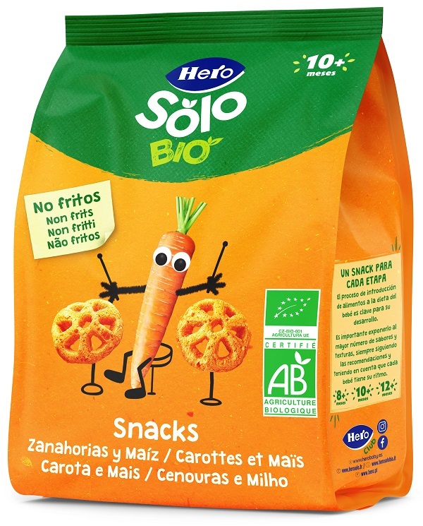 HERO BABY SOLO SNACK CAROTA MAIS 40 G - Farmacia Dott. Pasquale Russo