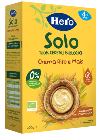 HERO SOLO CREMA RISO E MAIS 220 G - Farmacia Dott. Pasquale Russo