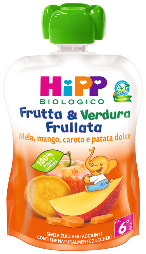HIPP BIO FRUTTA & VERDURA MELA MANGO CAROTA PATATA DOLCE 90 G - Farmacia Dott. Pasquale Russo