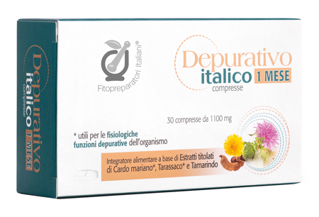 FITOPREPARATORI ITALIANI DEPURATIVO ITALICO 30 COMPRESSE - Farmacia Dott. Pasquale Russo