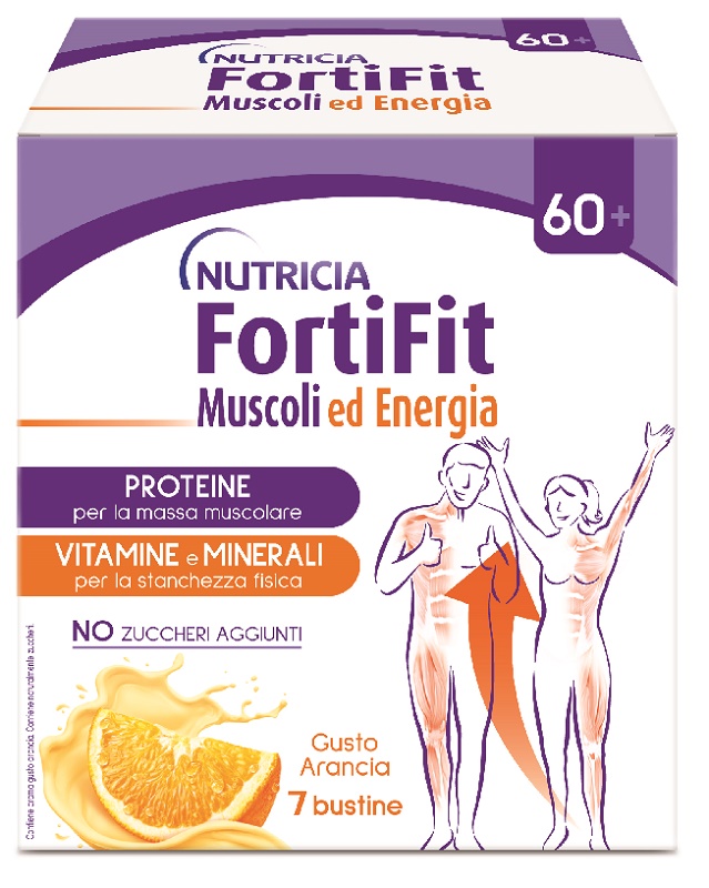 FORTIFIT MUSCOLI&ENERGIA ARANCIA 7 BUSTINE - Farmacia Dott. Pasquale Russo