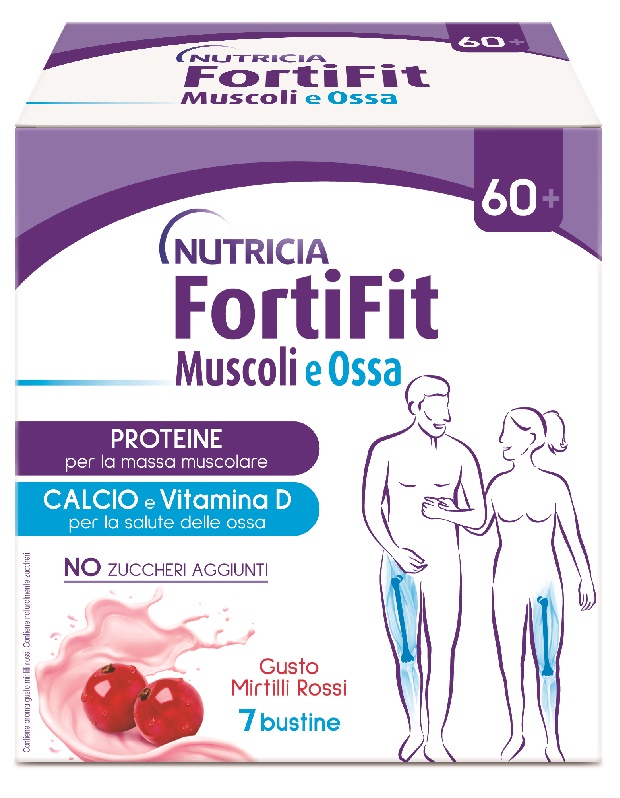 FORTIFIT MUSCOLI&OSSA MIRTILLO ROSSO 7 BUSTINE - Farmacia Dott. Pasquale Russo