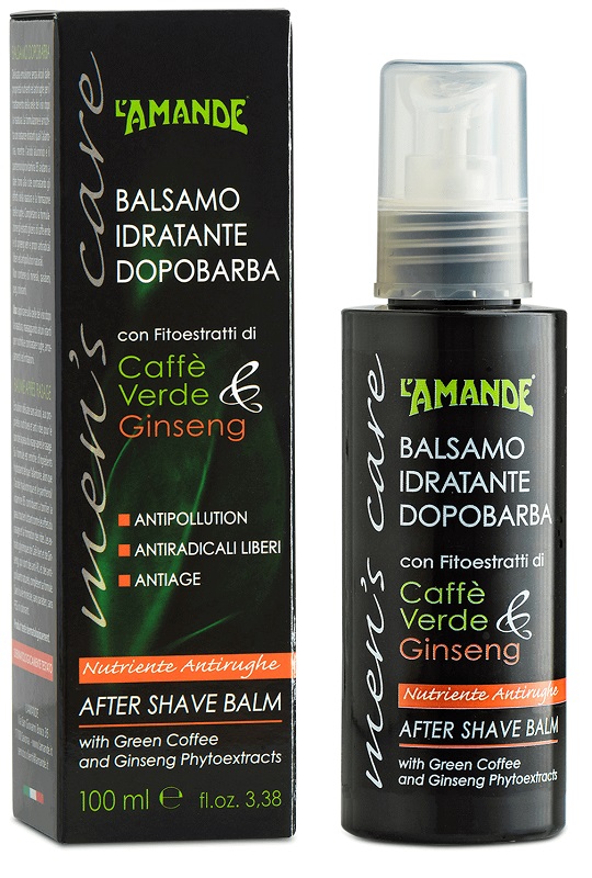 L'AMANDE MAN'S CARE BALSAMO DOPOBARBA RINFRESCANTE ANTIRUGHE SENZA ALCOOL 100 ML - Farmacia Dott. Pasquale Russo
