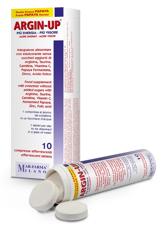ARGIN UP 10 COMPRESSE EFFERVESCENTI - Farmacia Dott. Pasquale Russo