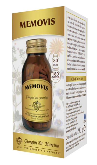 MEMOVIS 180 PASTIGLIE - Farmacia Dott. Pasquale Russo