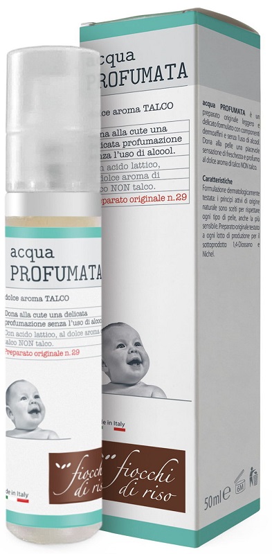 FIOCCHI DI RISO ACQUA PROFUMATA RINFRESCANTE TALCO 50 ML - Farmacia Dott. Pasquale Russo