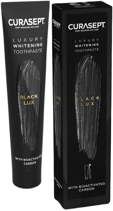 CURASEPT BLACK LUXURY WHITENING DENTIFRICIO 75 ML - Farmacia Dott. Pasquale Russo