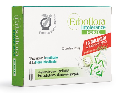 FITOPREPARATORI ITALIANI ERBOFLORA INTOLERANCE FT 20 CAPSULE - Farmacia Dott. Pasquale Russo