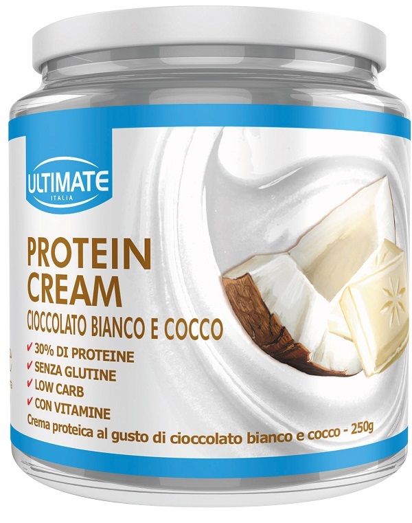 ULTIMATE PROTEIN CREAM CIOCCOLATO BIANCO E COCCO 250 G - Farmacia Dott. Pasquale Russo
