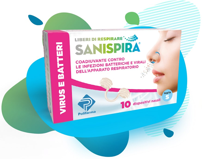 SANISPIRA VISUR & BATTERI FILTRO NASALE SMALL 10 PEZZI - Farmacia Dott. Pasquale Russo