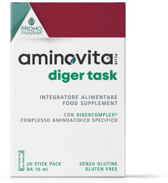 AMINOVITA PLUS DIGER TASK 20 STICK DA 10ML - Farmacia Dott. Pasquale Russo