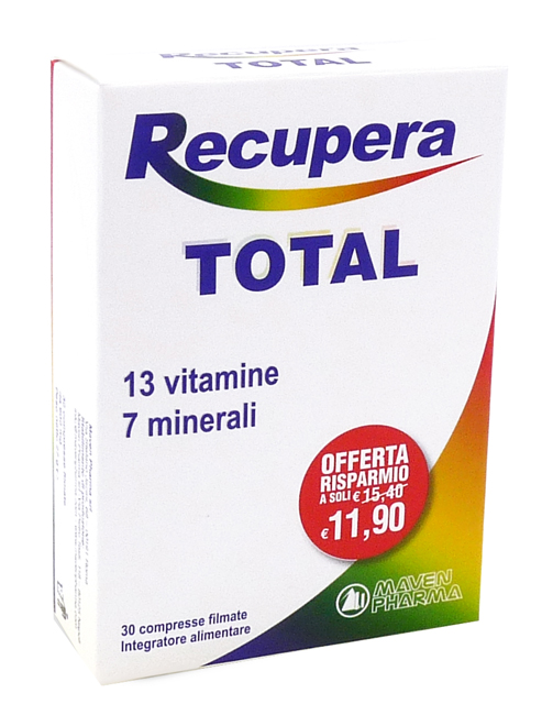 RECUPERA TOTAL 30 COMPRESSE - Farmacia Dott. Pasquale Russo