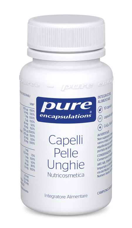PURE ENCAPSULATIONS CAPELLI PELLE UNGHIE 30 CAPSULE - Farmacia Dott. Pasquale Russo