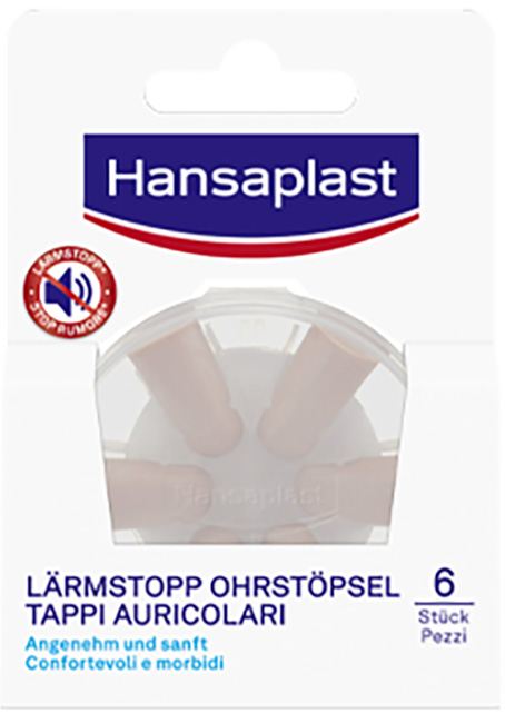HANSAPLAST EAR PLUGS 6 PEZZI - Farmacia Dott. Pasquale Russo